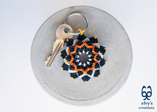 Handmade Macrame Key Chain, Housewarming Gift, Small Gift for Woman and Man