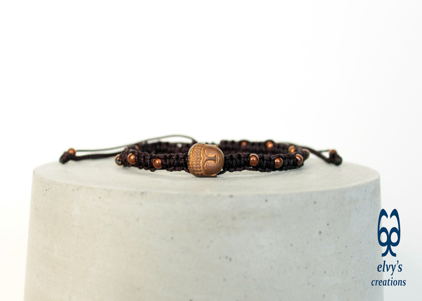 Handmade Macrame Bracelet, Gemstone Beaded Cuff, Unique Birthday Gift for Women and Men