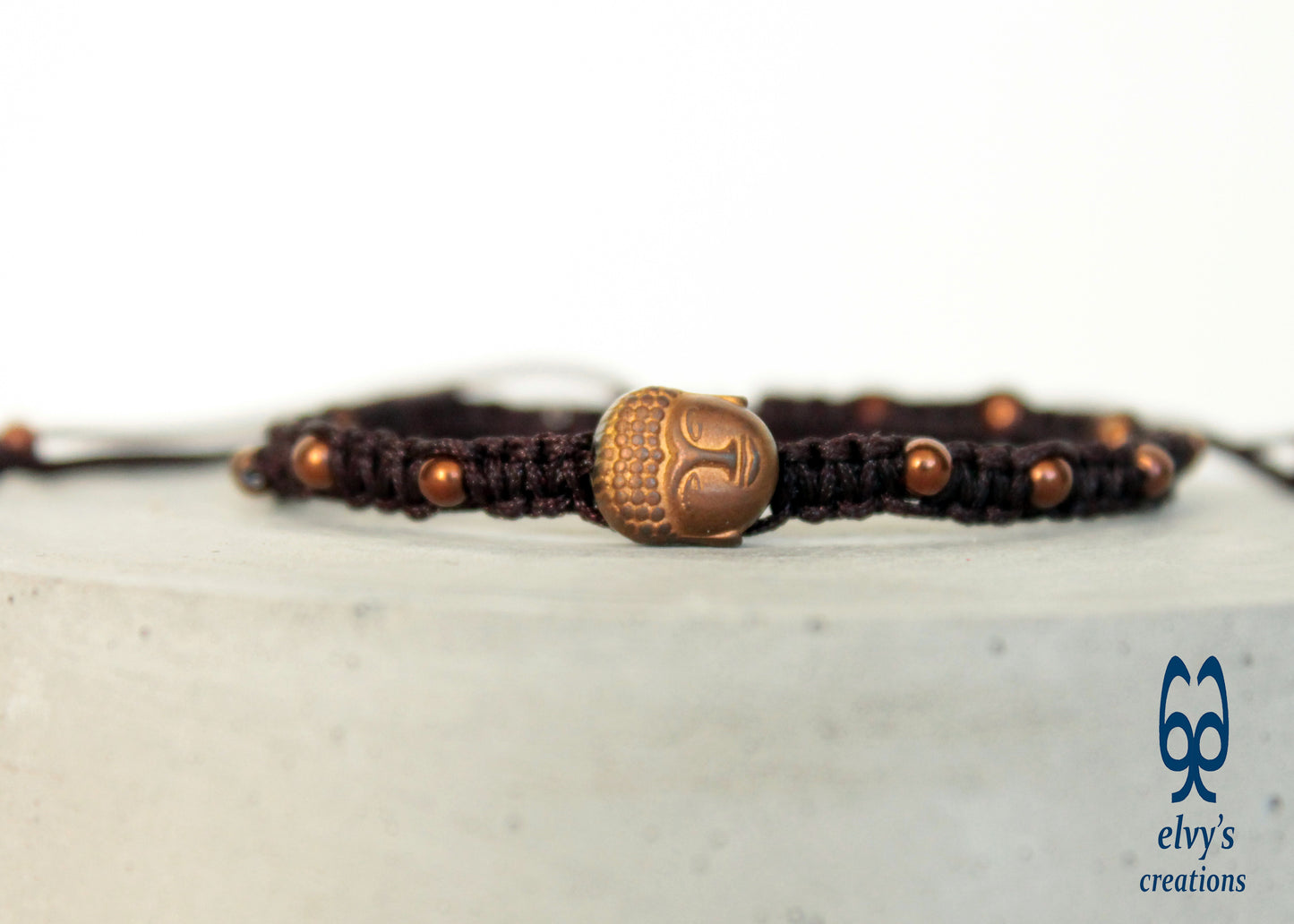 Handmade Macrame Bracelet, Gemstone Beaded Cuff, Unique Birthday Gift for Women and Men