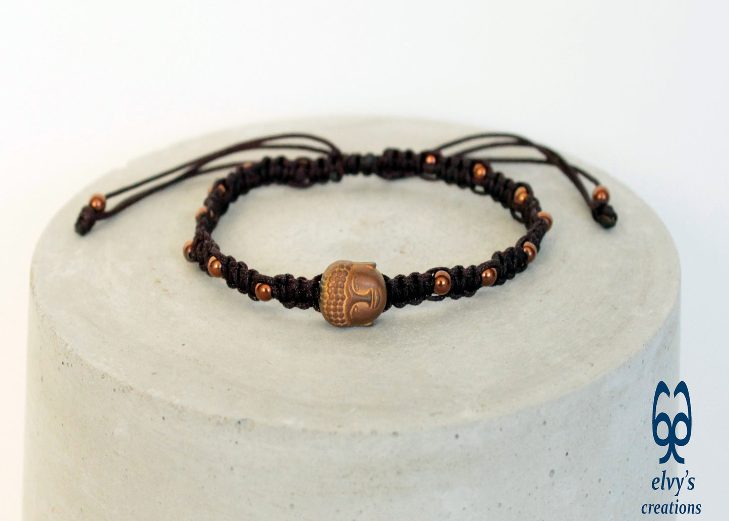 Handmade Macrame Bracelet, Gemstone Beaded Cuff, Unique Birthday Gift for Women and Men