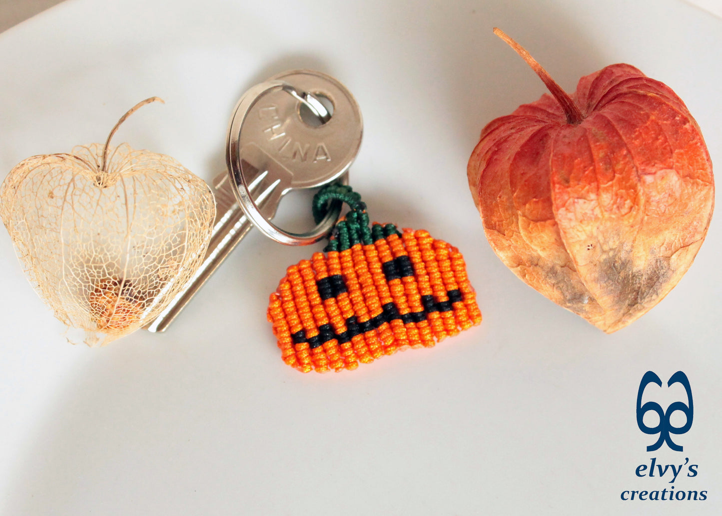 Handmade Macrame Key Chain, Housewarming Gift, Small Unique Gift for Woman and Man