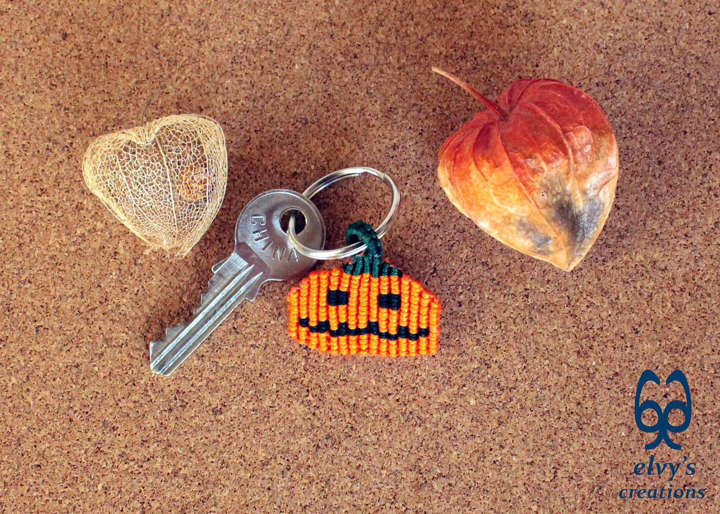 Handmade Macrame Key Chain, Housewarming Gift, Small Unique Gift for Woman and Man