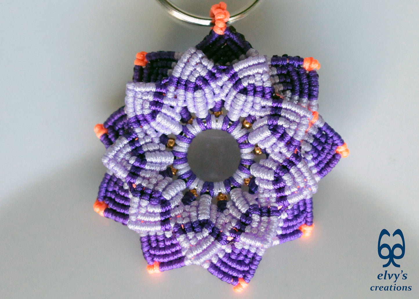 Handmade Macrame Key Chain, Housewarming Gift, Small Gift for Woman and Man