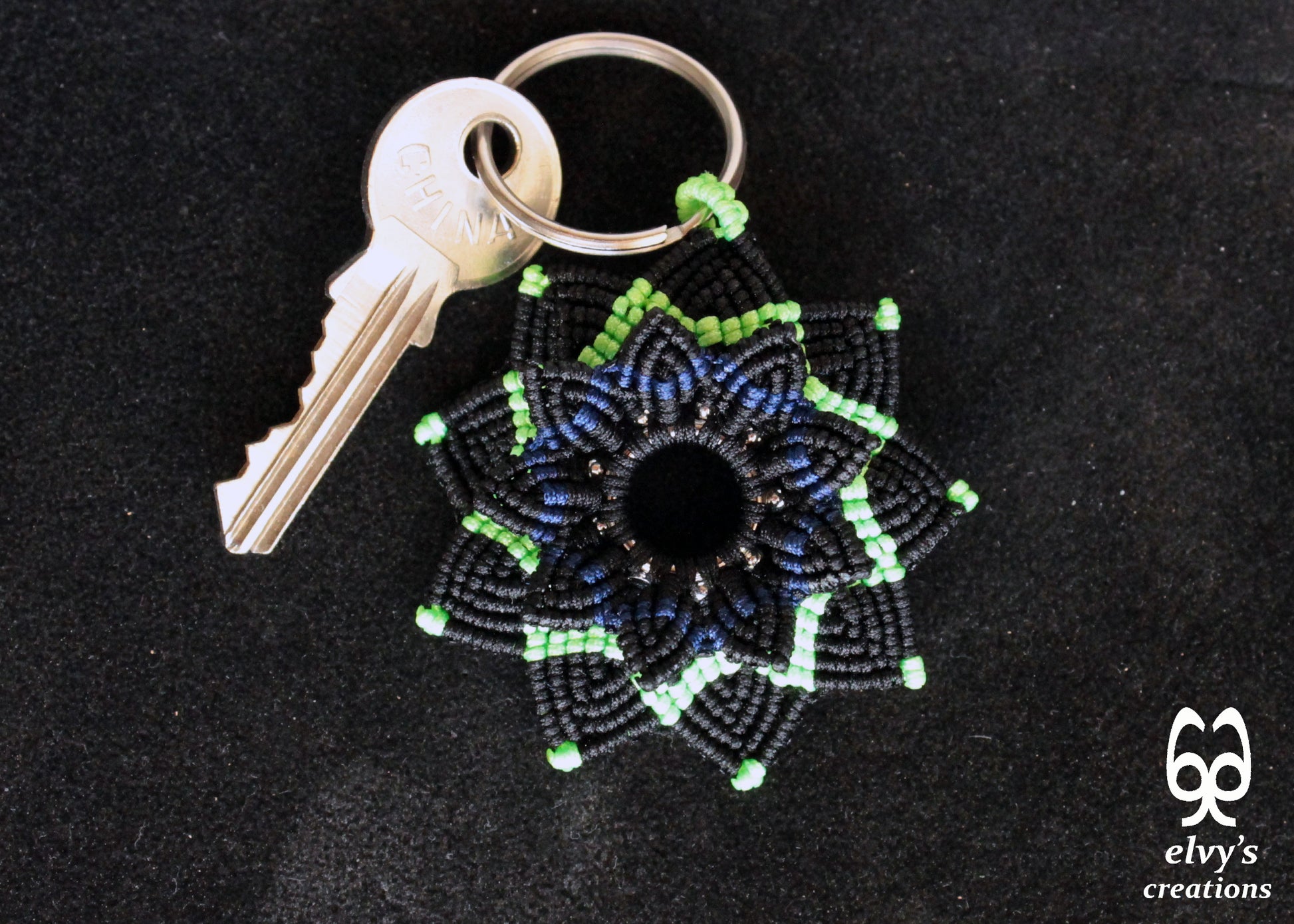 Handmade Macrame Key Chain, Housewarming Gift, Small Unique Gift for Woman and Man