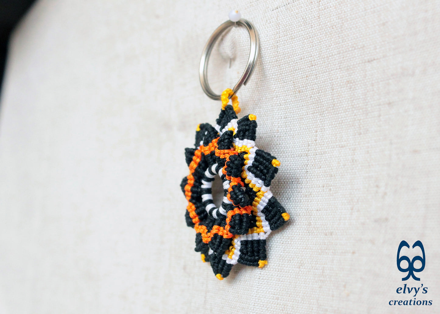 Handmade Macrame Key Chain, Housewarming Gift, Small Gift for Woman and Man  