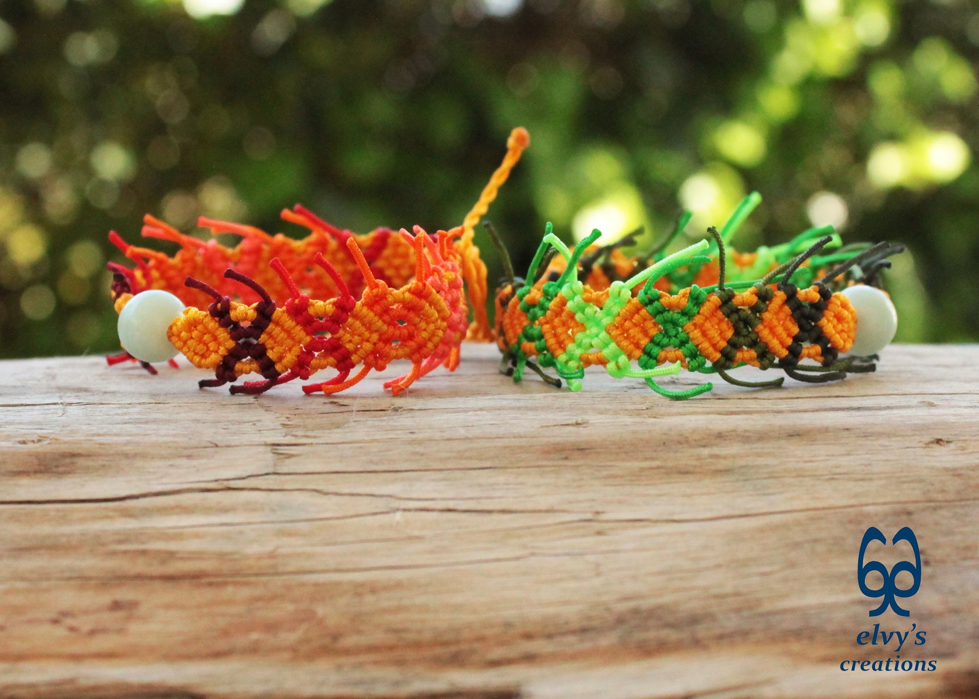 Yellow Macrame Bracelet with Quartz Gemstones Green Milky Quartz Cuff